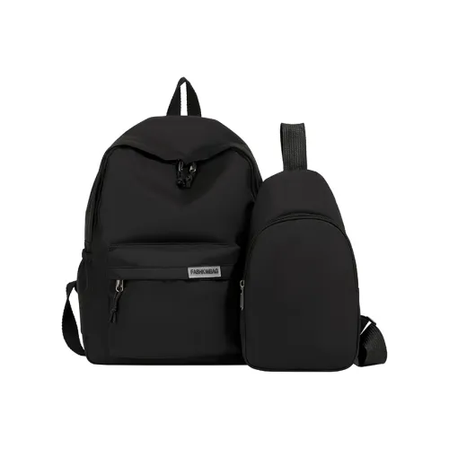 Buffini Нейлон Рюкзак+Sling Сумка Стандартный Унисекс Черный Фиолетовый Фиолетовый Оранжевый Красный Зеленый Синий Желтый Розовый Бежевый