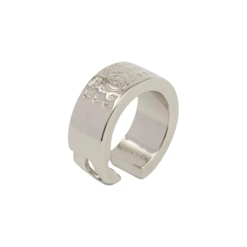 MM6 Maison Margiela совместное брендирование Латунь Кольца Женское Серебро