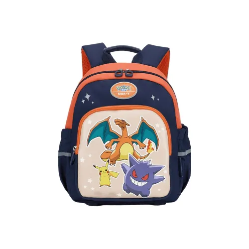 KALA·Y Покемон Коллаборация Ткань Синтетическая кожа Детский рюкзак для дошкольников школьный рюкзак детский многоцветный