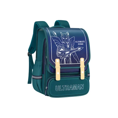 S.X Зебра Ультрамен Коллаборация Полиэстер Kids Сумка Обычный Детский Темно-синий Зеленый