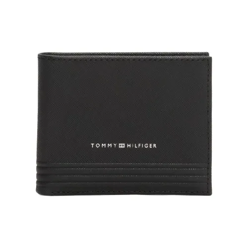 Tommy Hilfiger Кожа Кошелек Стандартный Унисекс Черный