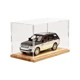 Ленд Ровер Диапазон Rover [Черный белый] + Массивная древесина Пыльная крышка