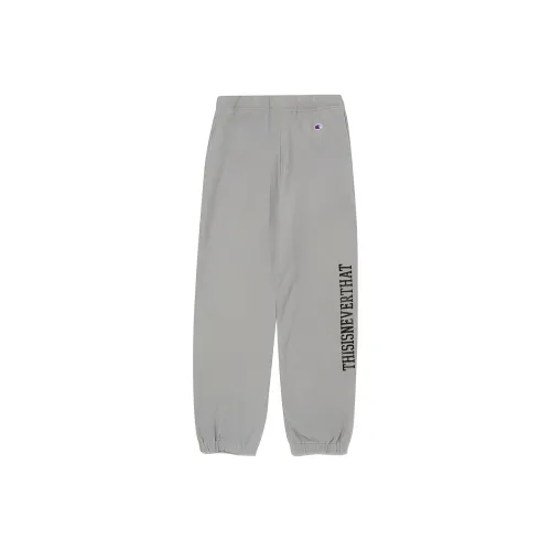 Champion Вязаные Спортивные Штаны Японская Версия Унисекс Light Серый