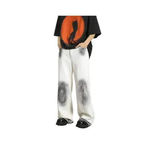 TH FABRICATE Белые Женские Джинсы