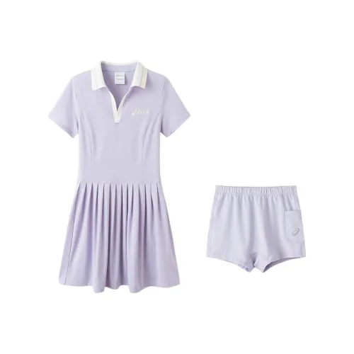 ASICS Платье Sports Performance 2 предметный комплект Фиолетовый для детей 3-7 лет