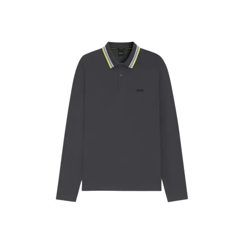 Hugo Boss Поло Мужское Темно-Серое