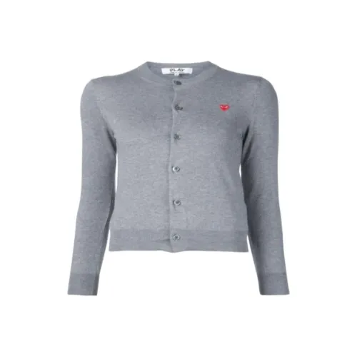 CDG Play Серый Женский Трикотаж