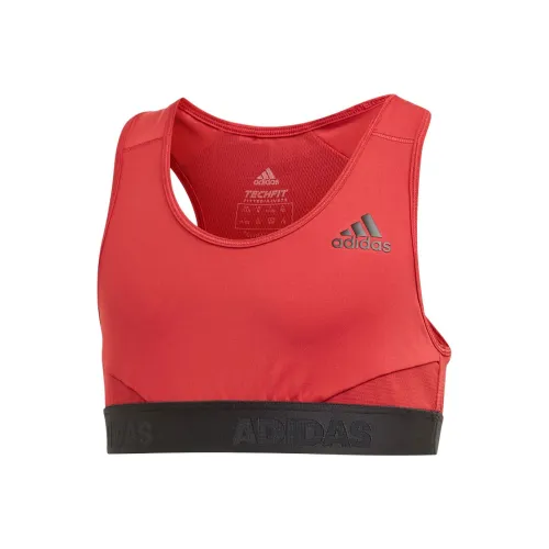 Adidas Красный Школьный возраст Бандо / Бюстгальтеры / Спортивные бюстгальтеры