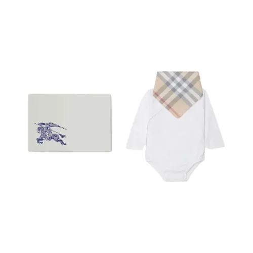 Burberry Детский Подарочный Набор Белый Новорожденный и Малыш