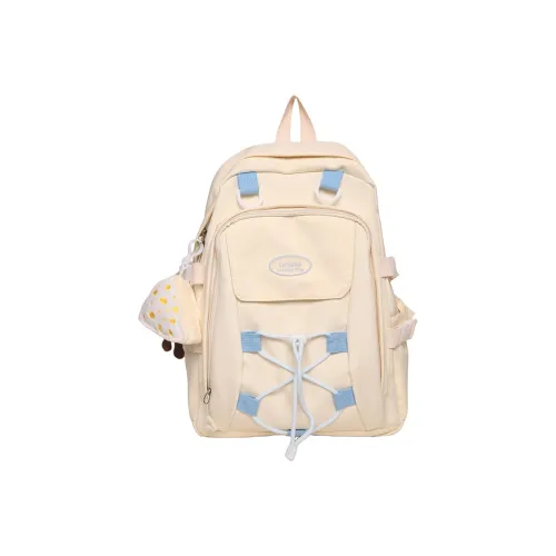 Buffini Нейлон Рюкзак Стандартный Женские Белый Зеленый Розовый Розовый Коричневый Черный Синий