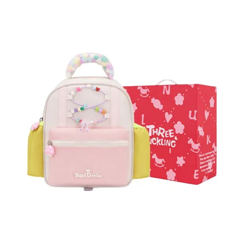 Three Ducklings Композитный Oxford Рюкзак Маленький Детский Розовый Синий