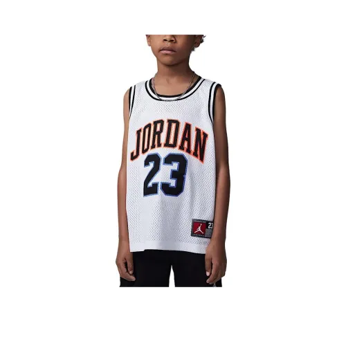 Джордан Майка 23 Яркий Темно-красный Белый Дети Возрастом 3-7 Лет