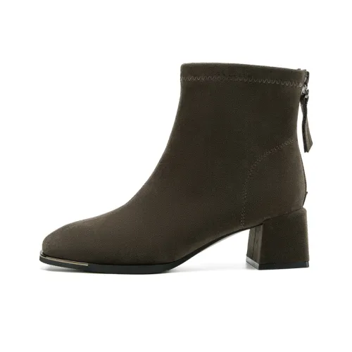 AOKANG Ботильоны Женские Хаки