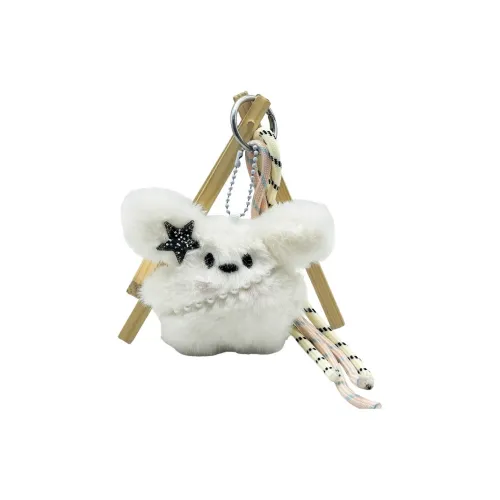 Abay Cartoon Cute Сверкающий Длинноухий Кролик Кукла Плюшевая Подвеска 9 см Рекомендуемая Высота