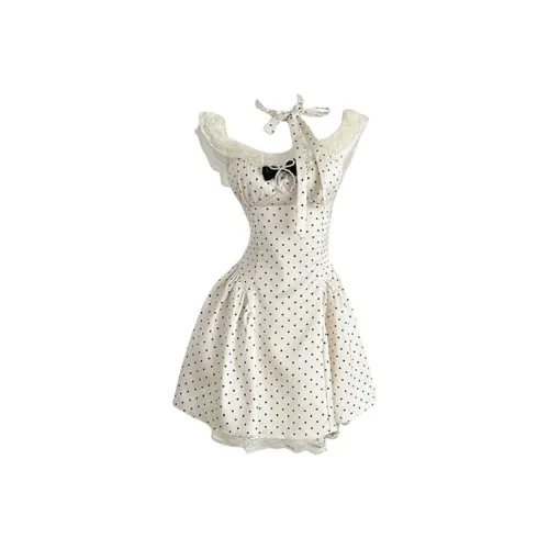 HUINIAN Короткий рукав Платье Женское