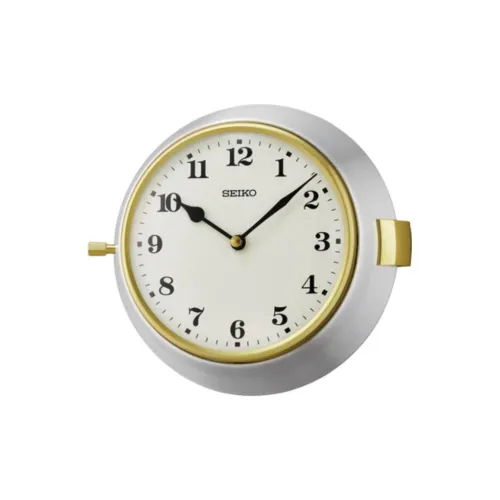 SEIKO Кварцевый механизм Алюминиевый Стенной Часы Унисекс Белый