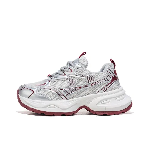 RENBEN Баланс Легкий Увеличение Высоты Низкий Топ Толстая Подошва Кроссовки Женские Ангора Красный