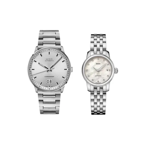 MIDO Автоматический Механический Механизм Унисекс Часы Belem Cereli Series 42 мм Серебряные