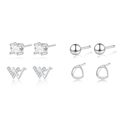 Барби Alloy Серьги-гвоздики Женские