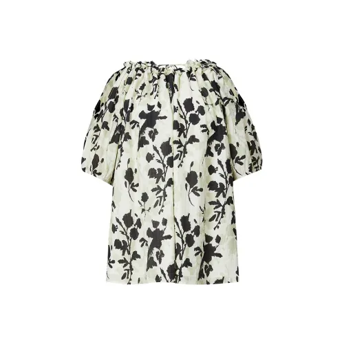 Hopeshow Черный цветок 609 Женские рубашки