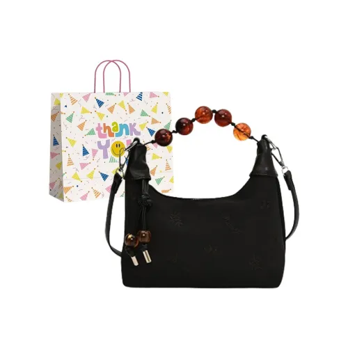 Three Ducklings ПУ (полиуретан) Kids Сумка Стандартная Подростки Без рисунка Черный Серебристый Черный