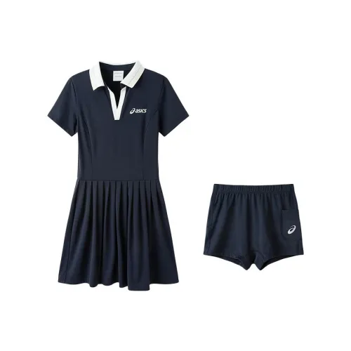 Asics Платье Sports Performance 2 предметный комплект Темно-синий Детский возраст 3-7 лет