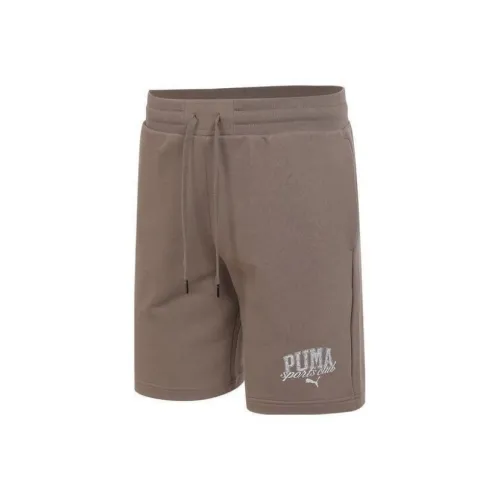 PUMA Club Повседневные шорты Мужские Коричневые