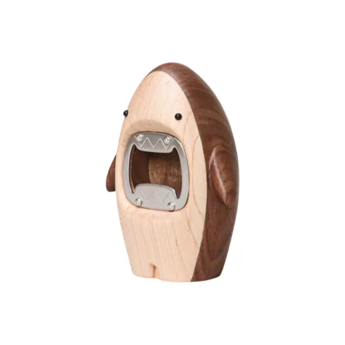 KecoSweet Массивная древесина Акула Пиво Открывалка Trend Based Products 9см