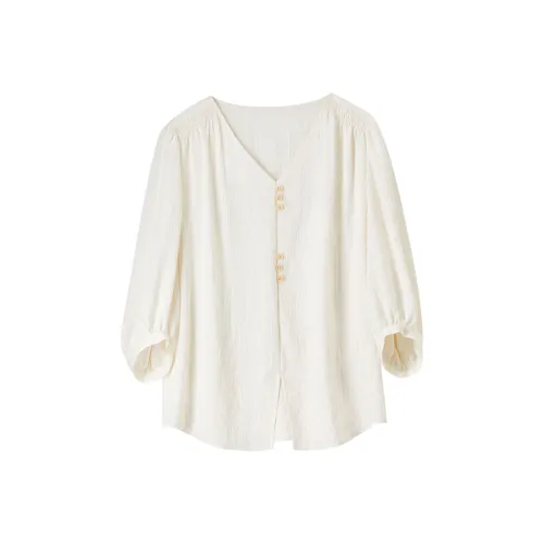 SENTUBILA Светло-абрикосовые Женские Рубашки