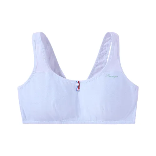 Montagut Однотонный Тонкий Бюстгальтер Подростки 1 Пачка