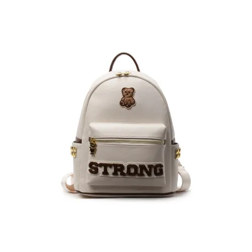 Miss Angel ПУ (полиуретан) Рюкзак Большой Женский Белый Черный Коричневый