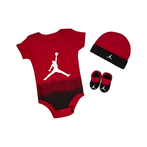 Джордан Повседневная Спортивная Одежда Черный Красный Младенец и Малыш