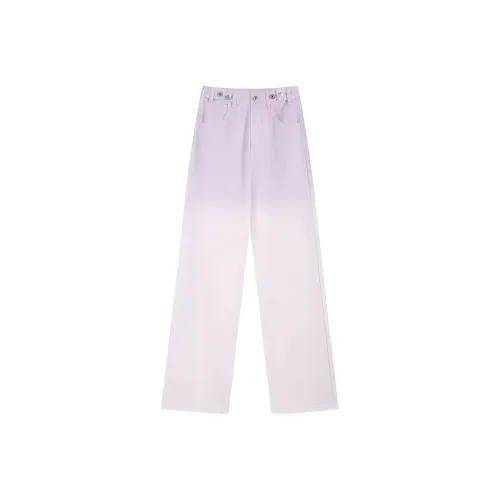 IQC Градиентные фиолетовые женские джинсы