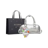 Серебристая +сумка для покупок