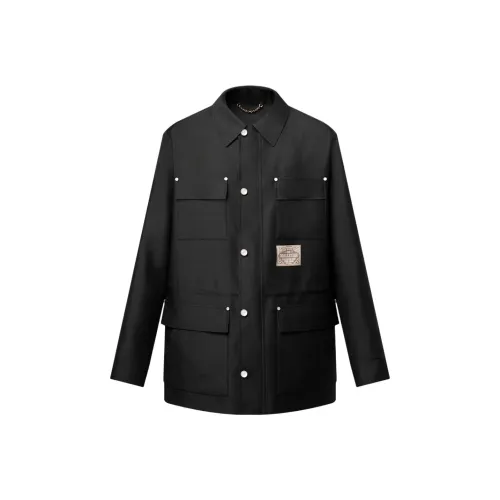 LOUIS VUITTON SS25 PARKA Пальто Мужской Черный