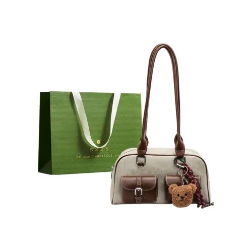 Three Ducklings ПУ (полиуретан) Сумка через плечо Стандартная Женская Экрю Деним Синий Кофейный Темный Чай