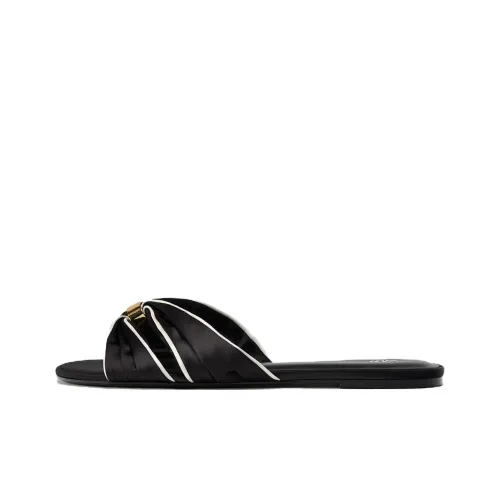ZARA Слипоны Черные Женские