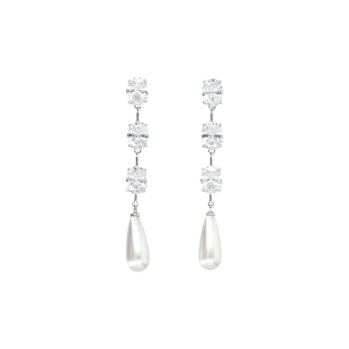 Self Portrait Brass Earrings Унисекс Silver