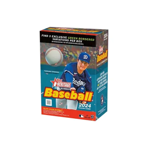 Topps Heritage Высококачественная бейсбольная карта Спортивные карты Целая коробка 8 шт