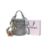 Синий + украшение + сумка для покупок