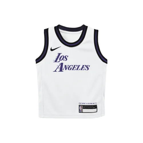 NBA x Nike Майка Los Angeles Lakers Белый для детей 3-7 лет