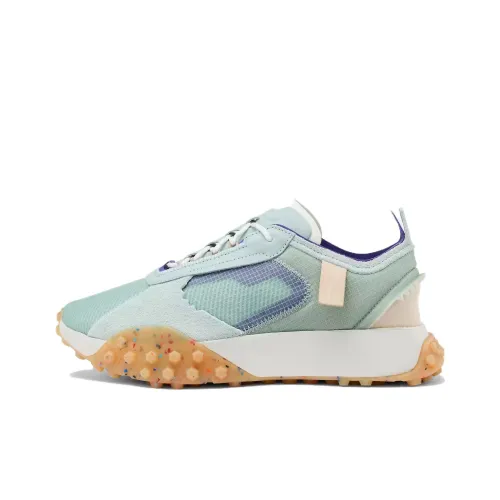 TETSUNORI x DECATHLON WLKR 76 Амортизация Износостойкий Низкий Топ Беговые кроссовки Unisex Light Синий