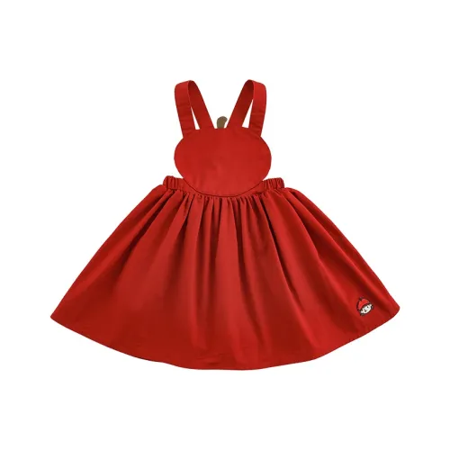 YOEHYAUL Платье красное для детей 3-7 лет