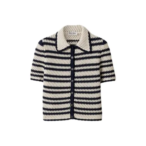 MIU MIU SS25 Трикотаж Женский Естественный