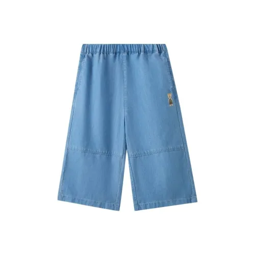 PAW IN PAW SS25 Шорты Дети 3-7 лет Джинсовый синий