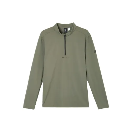 FILA Фитнес Т-Рубашка Мужская Оливковый Хаки