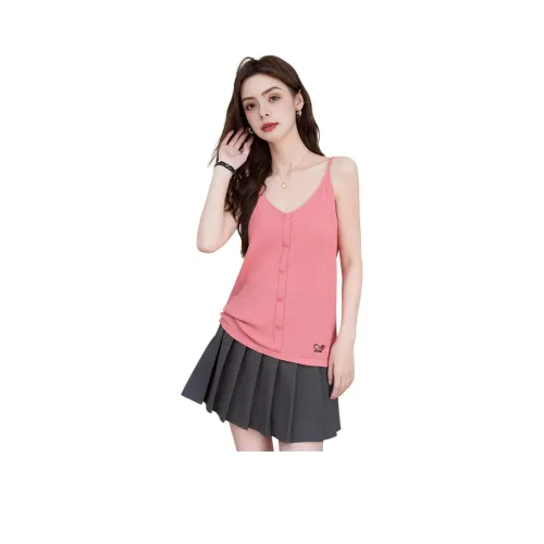 FAWENXIANGZI Темно-розовые Женские Майки