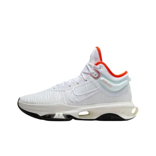 Nike Air Zoom GT Jump 2 Дышащий и Легкий Высокий Топ Баскетбольные Кроссовки Мужские Белые