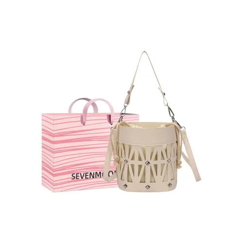SEVENMOONS ПУ (полиуретан) Ведрообразные сумки Сумки через плечо Сумка через плечо Стандартная Женская Многоцветная