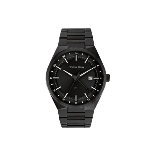 CALVIN KLEIN Мужские наручные часы кварцевый механизм черный циферблат